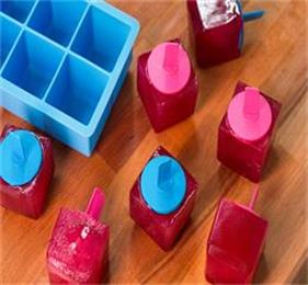 square silicone ice cube tray