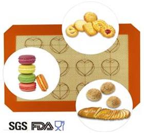 food safe kitchen silicone baking mat with measuring scale