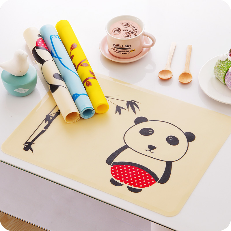 multi colors silicone waterproof placemat