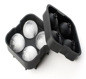 new 4 cavity silicone ice ball mold