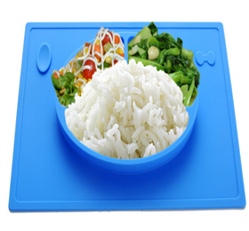 baby portable silicone feeding plate placemat