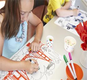 drawing silicone placemat for kids