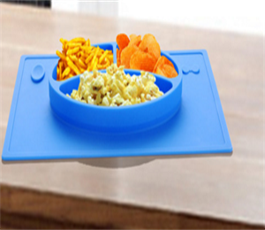 kids silicone placemat plate toddlers feeding infants