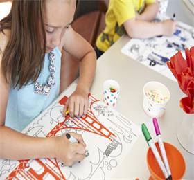 bpa free kids mark-mat silicone coloring placemat