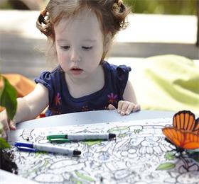 fda approved kids silicone coloring placemat