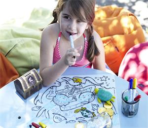 food grade mark-mat silicone coloring placemat for kids