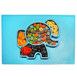 practical kids baby silicone plate sucker placemat