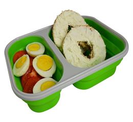 foldable silicone lunch box for kids
