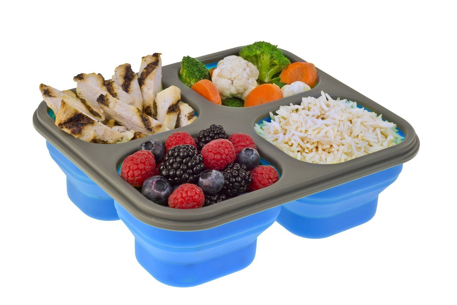 FDA & LFGB silicone lunch box for kids 