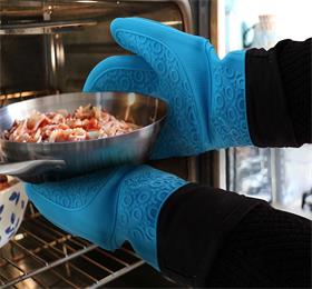 heat resitant silicone gloves cooking baking BBQ  glove