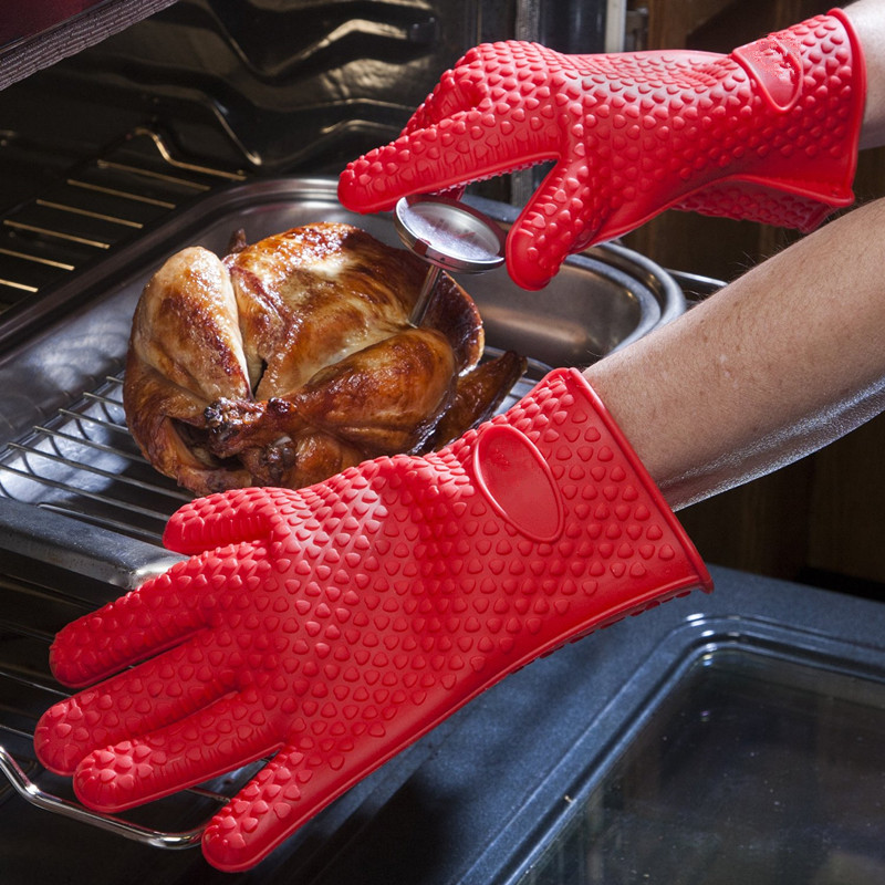 silicone bbq glove