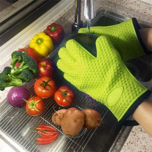 silicone heat resistant oven mitt for grilling