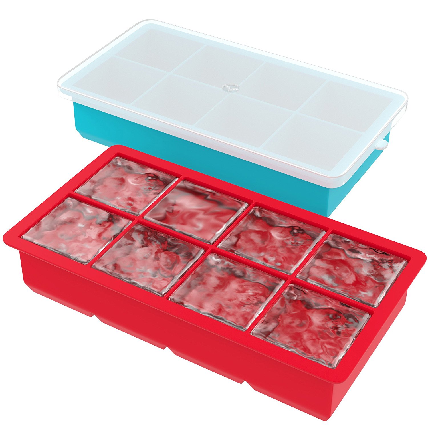 easy release silicone ice cube tray for cocktail