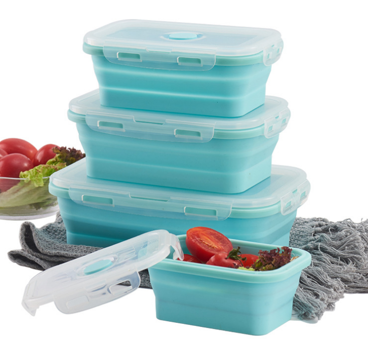 collapsible silicone lunch box