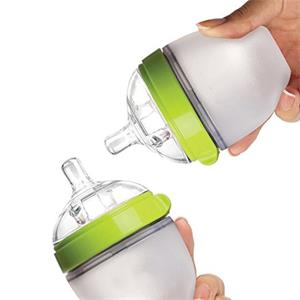 wide-mouth silicone bottle